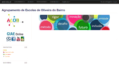 Desktop Screenshot of moodle.aeob.edu.pt
